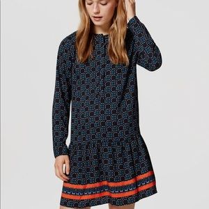 Loft dropped waist dress